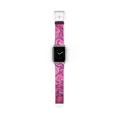 Apple Watch Strap - Pink Paisley