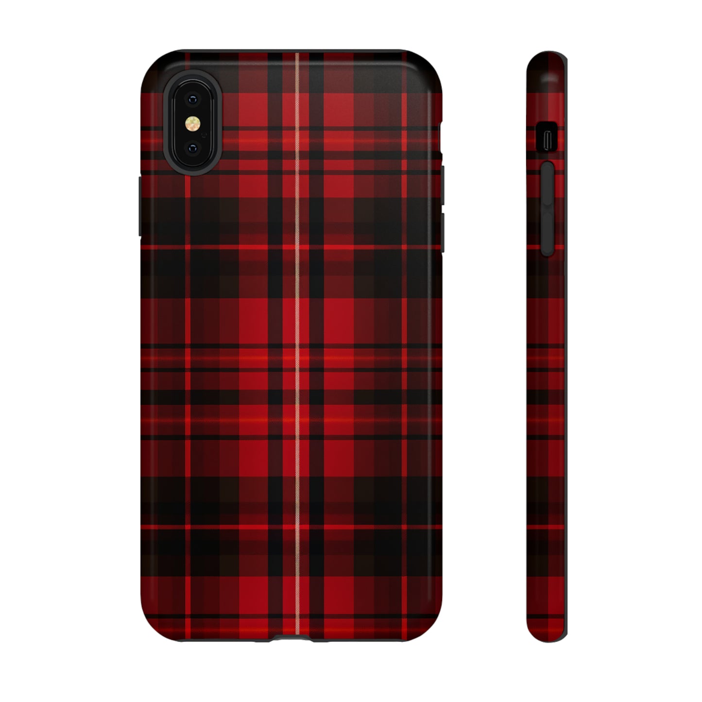 Cherry Red Tartan - Tough Cases