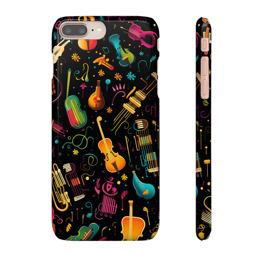 Colourful Musical Instruments - Snap Cases