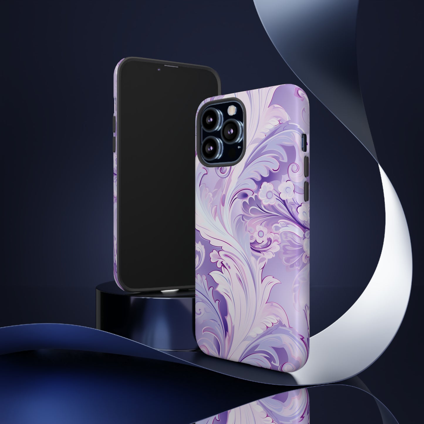 Pastel Lilac Paisley - Tough Cases