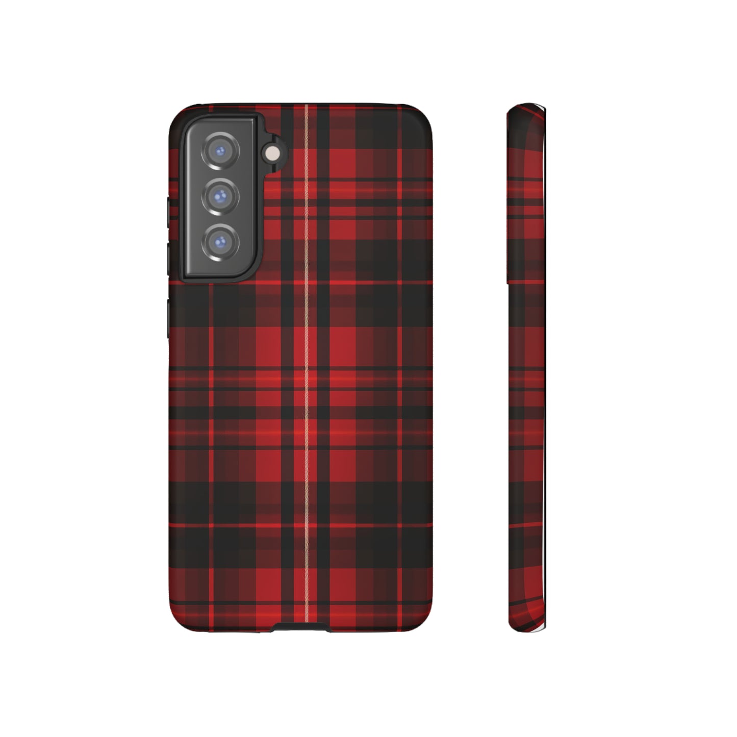 Cherry Red Tartan - Tough Cases