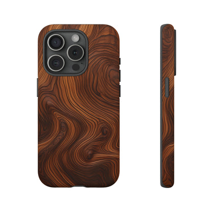 Walnut Pattern - Tough Cases | iPhone | Google Pixel | Samsung Galaxy