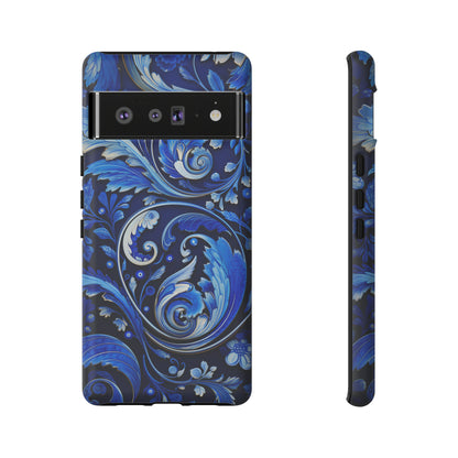 Royal Blue Paisley - Tough Cases