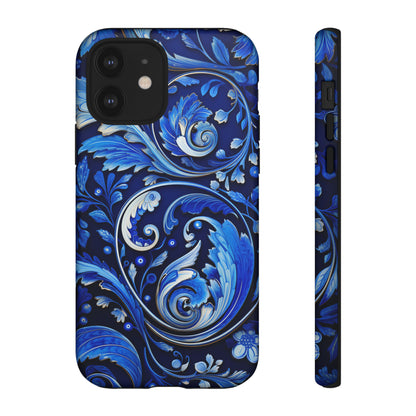 Royal Blue Paisley - Tough Cases