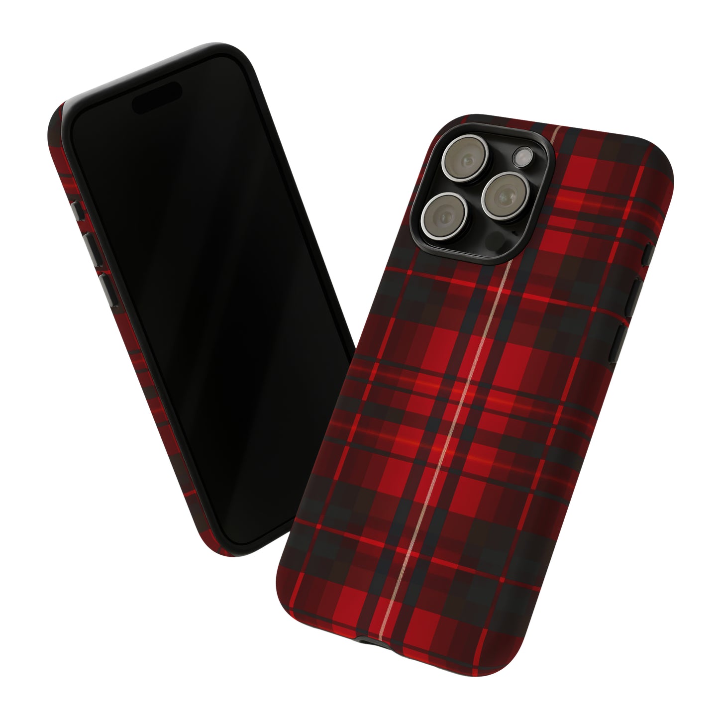 Cherry Red Tartan - Tough Cases