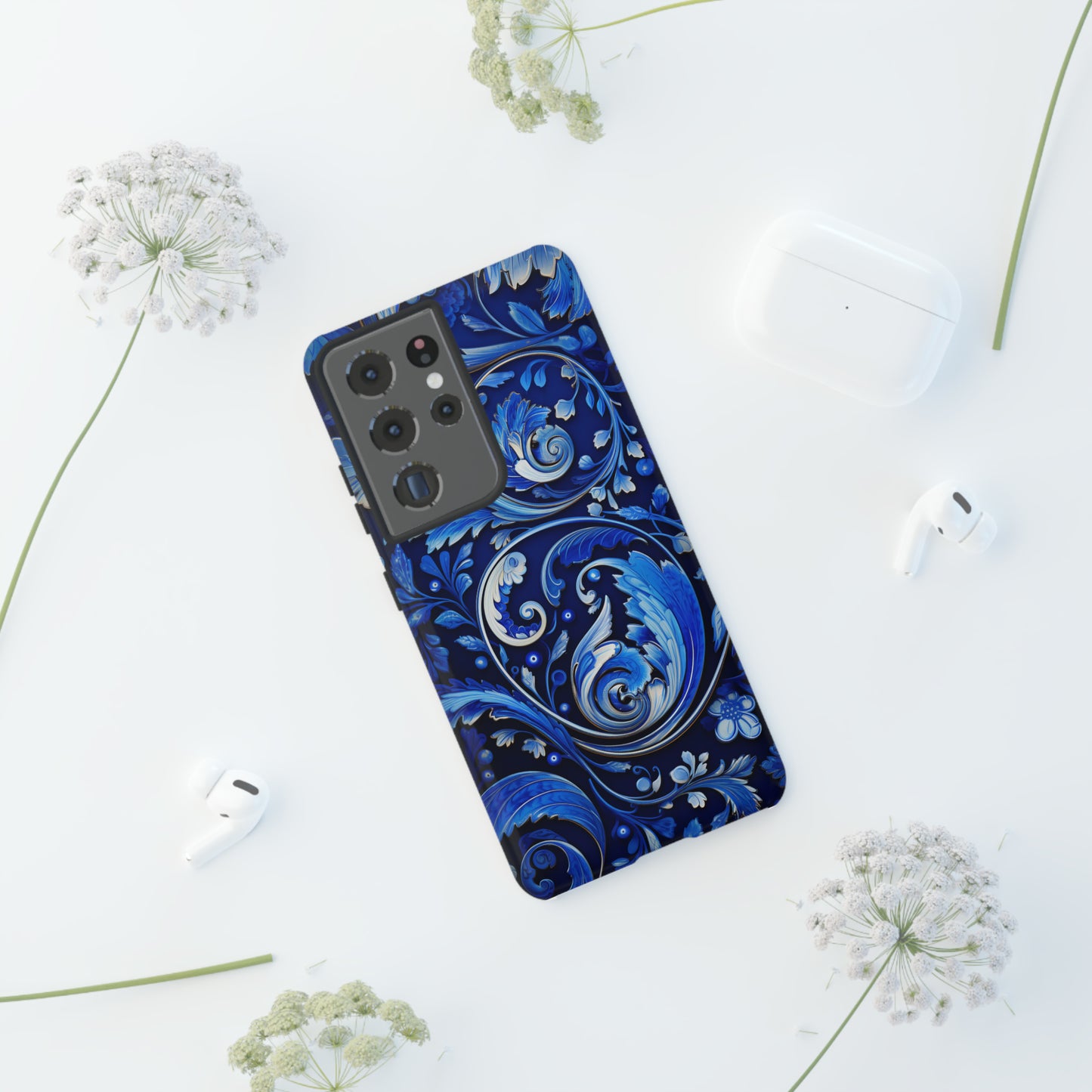 Royal Blue Paisley - Tough Cases