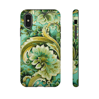 Pistachio with Gold Paisley - Tough Cases