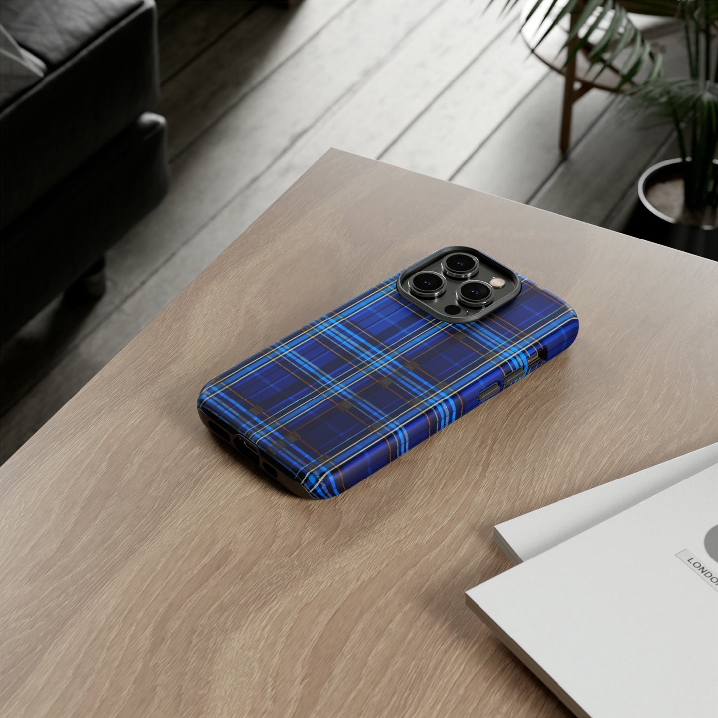 Royal Blue Tartan - Tough Cases