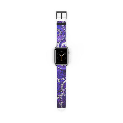 Apple Watch Strap - Purple Paisley