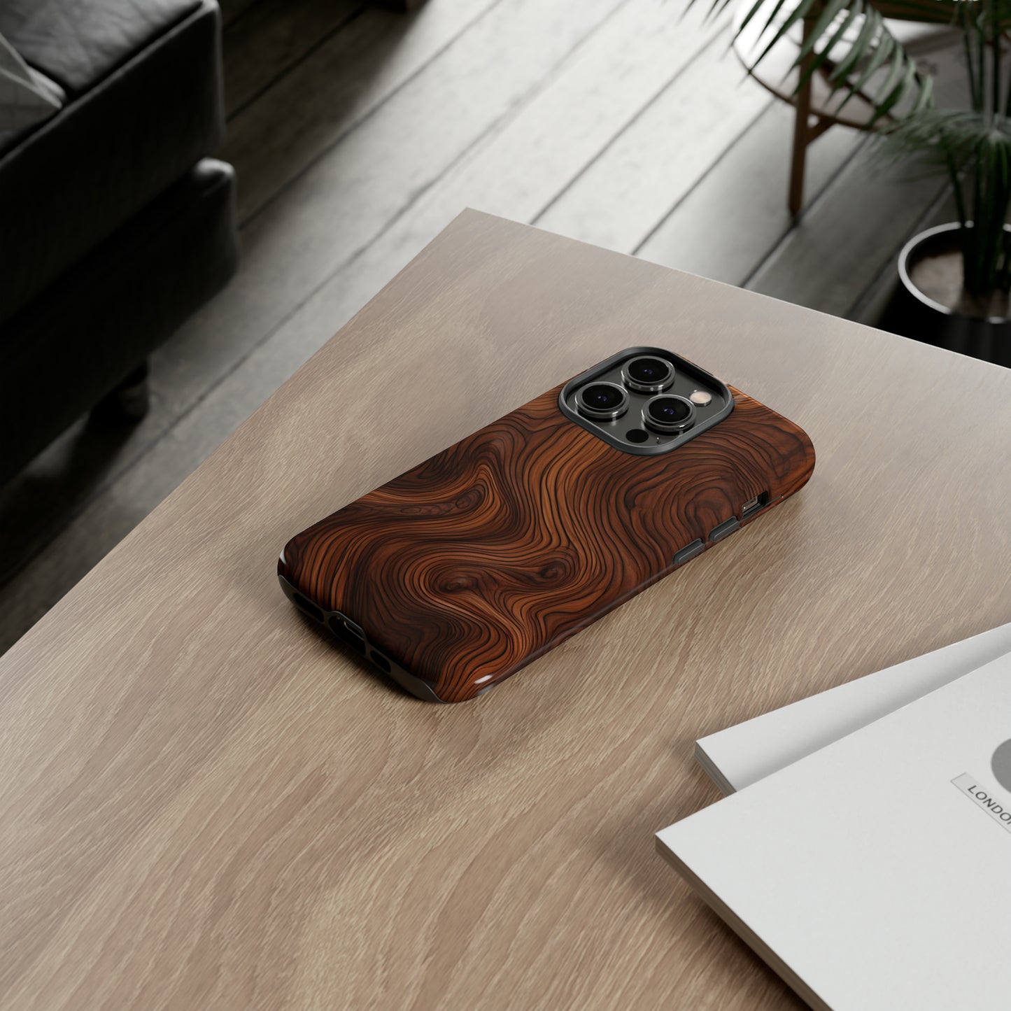 Walnut Pattern - Tough Cases | iPhone | Google Pixel | Samsung Galaxy