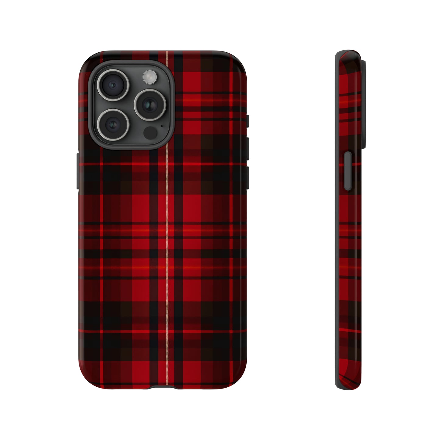 Cherry Red Tartan - Tough Cases