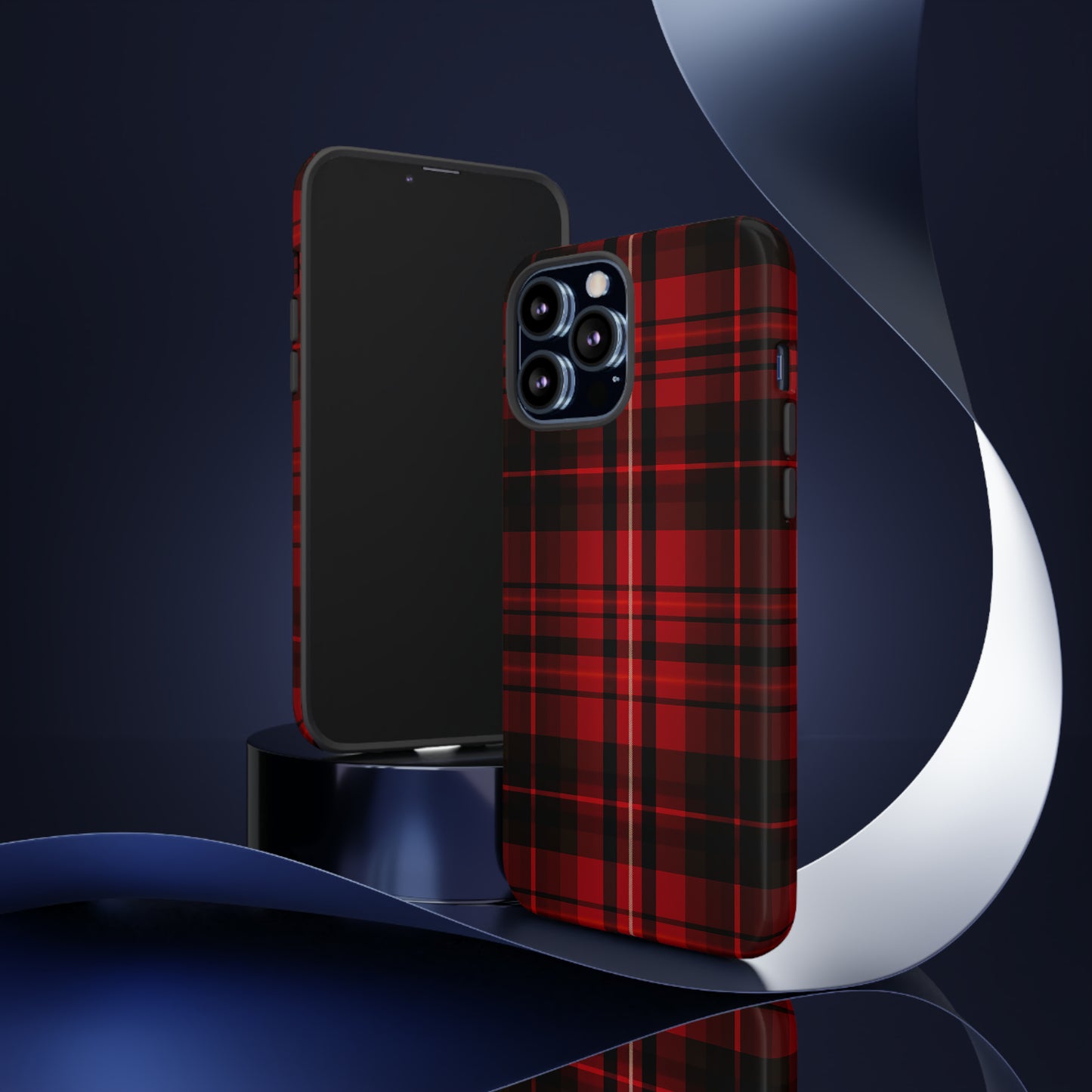 Cherry Red Tartan - Tough Cases