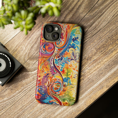 Rainbow Paisley - Tough Cases