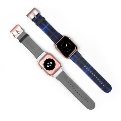 Apple Watch Strap - Royal Blue Tartan