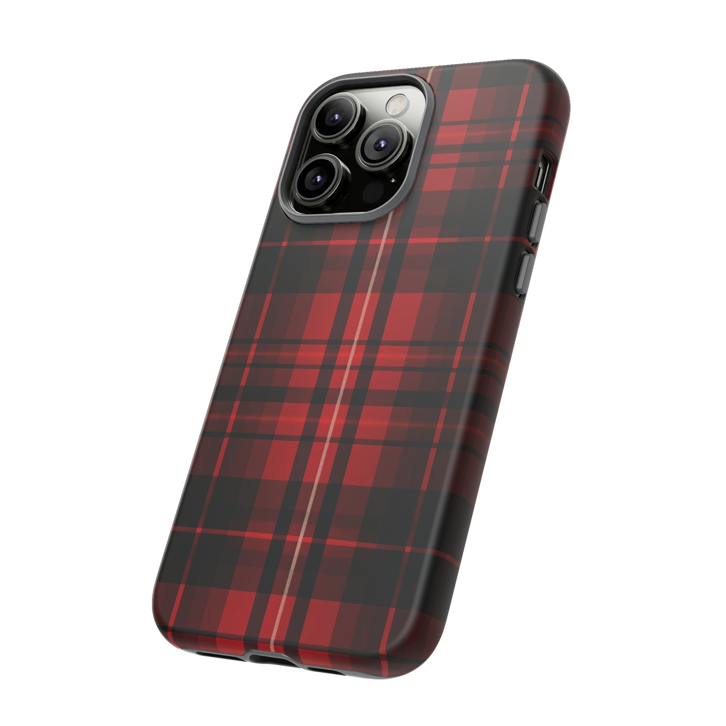 Cherry Red Tartan - Tough Cases