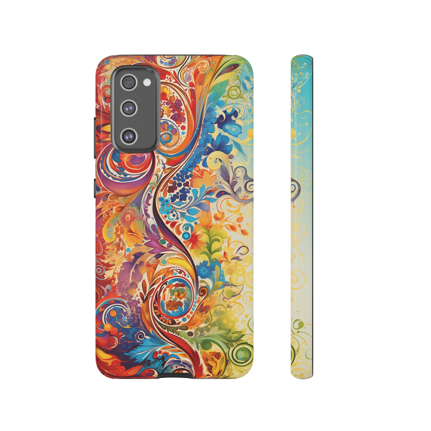 Rainbow Paisley - Tough Cases