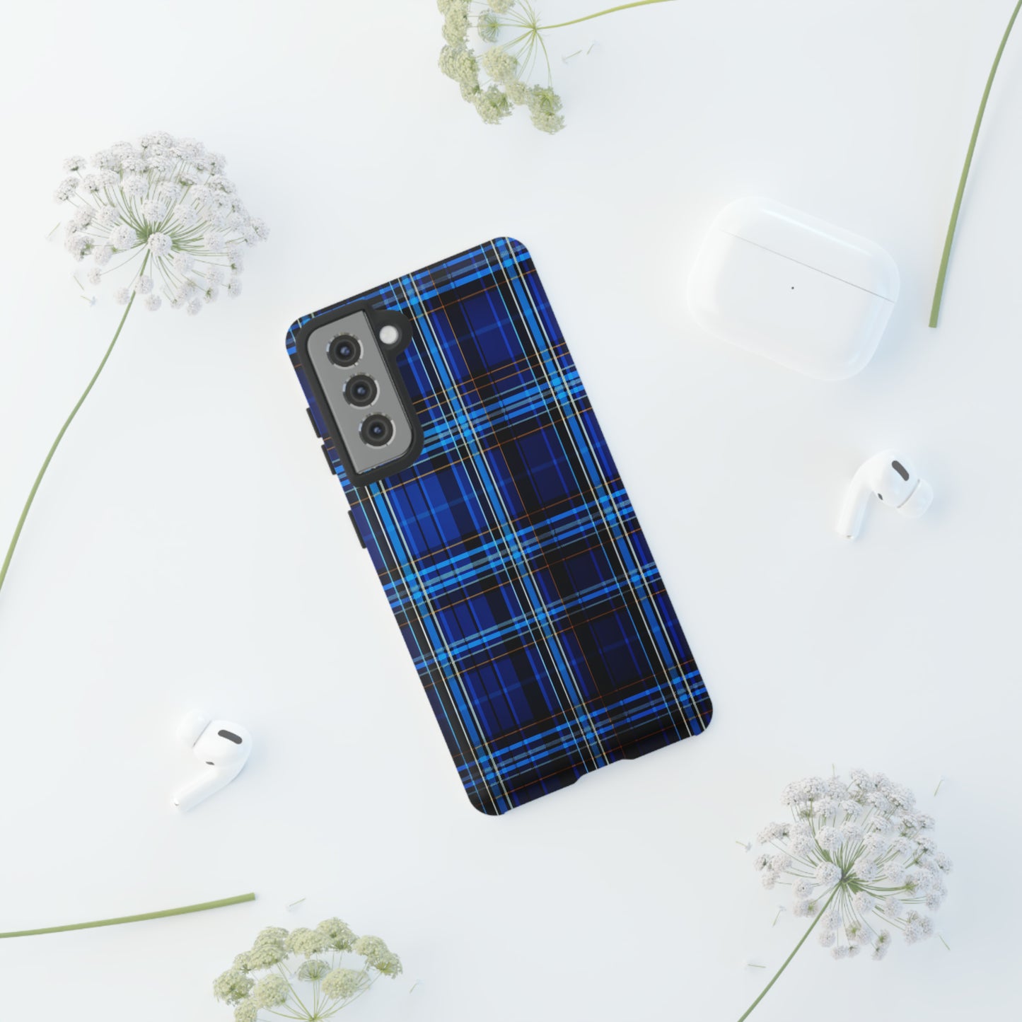 Royal Blue Tartan - Tough Cases