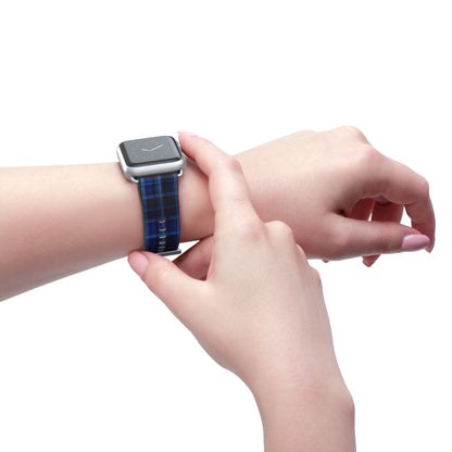 Apple Watch Strap - Royal Blue Tartan