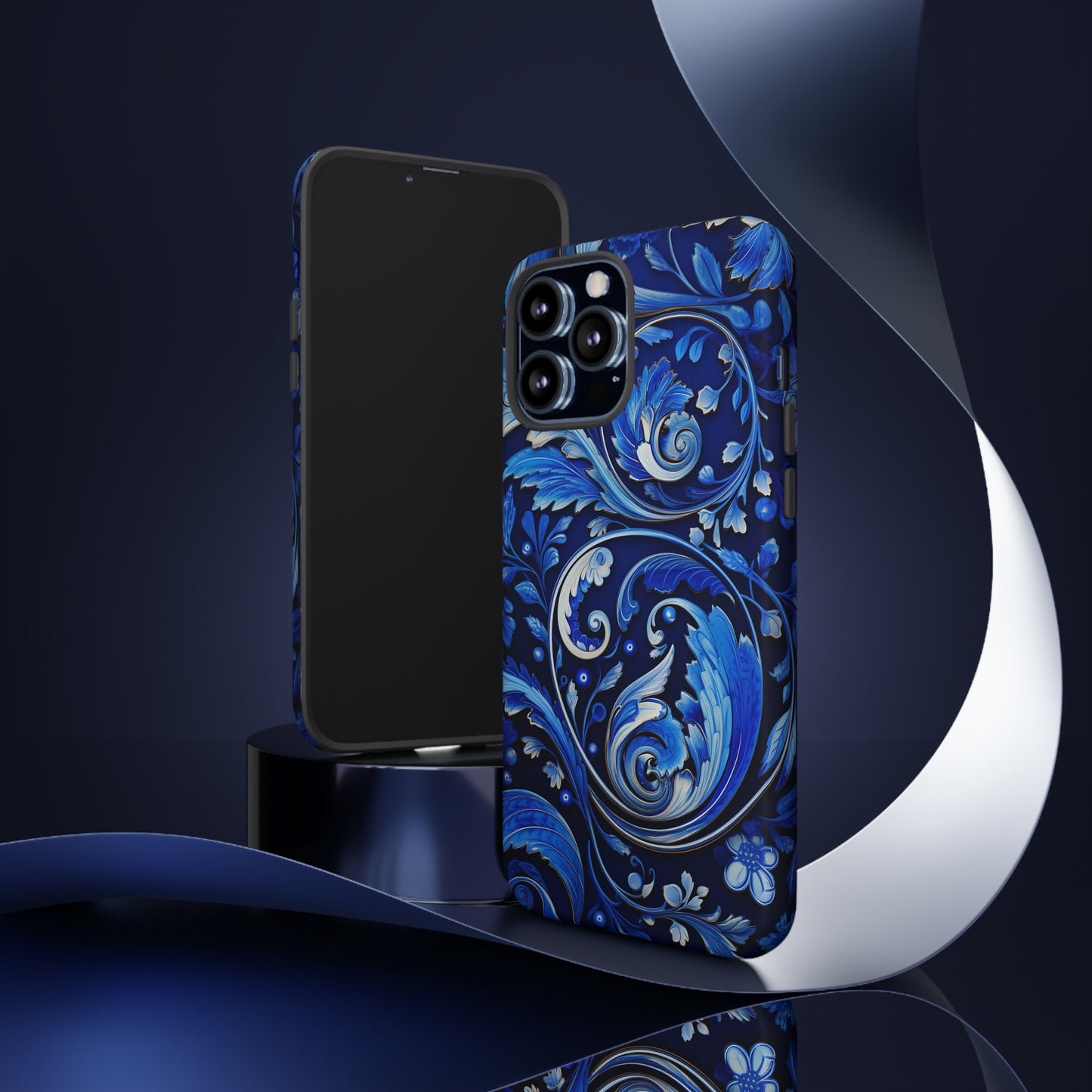 Royal Blue Paisley - Tough Cases