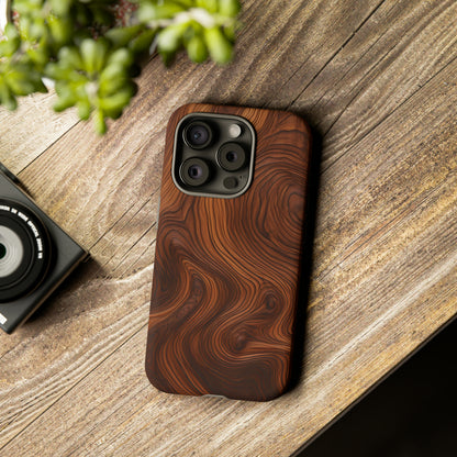 Walnut Pattern - Tough Cases | iPhone | Google Pixel | Samsung Galaxy