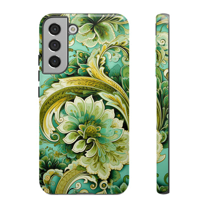 Pistachio with Gold Paisley - Tough Cases