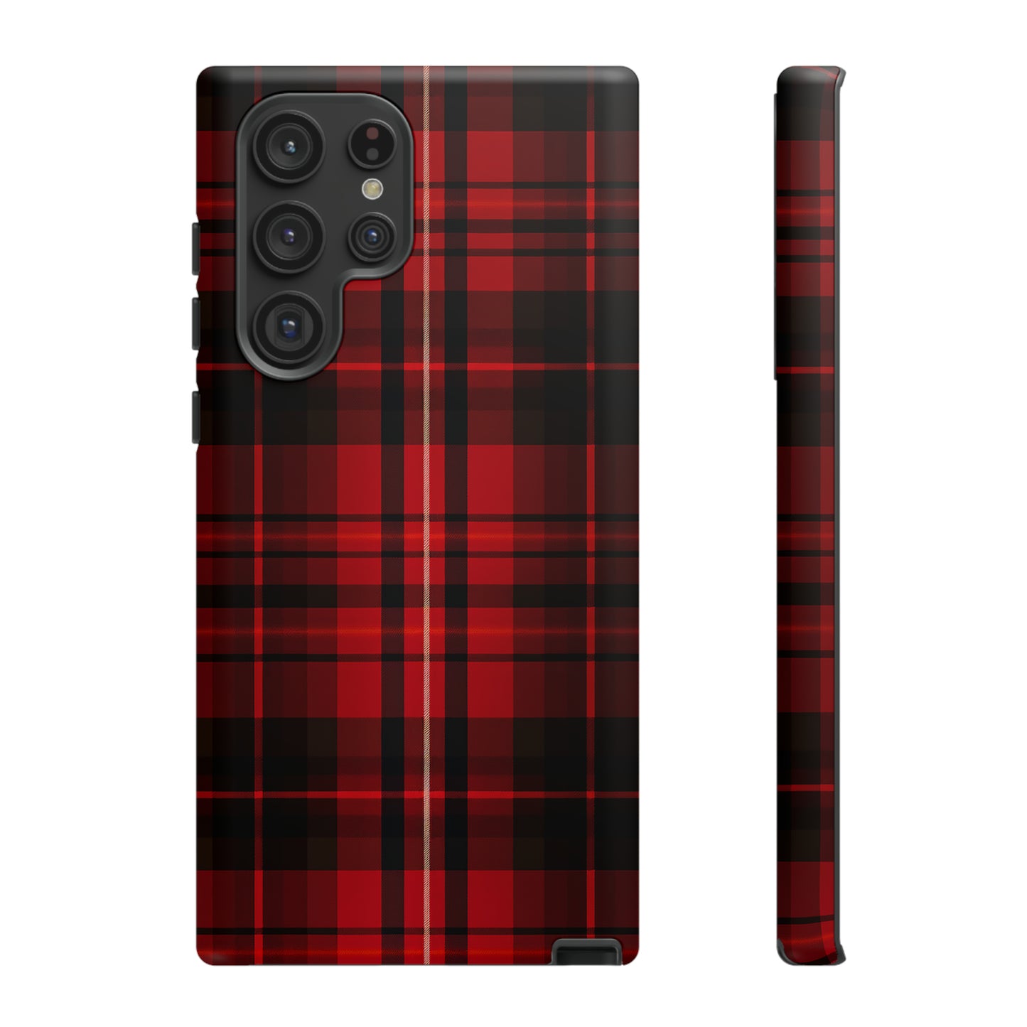 Cherry Red Tartan - Tough Cases