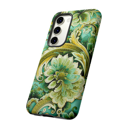 Pistachio with Gold Paisley - Tough Cases