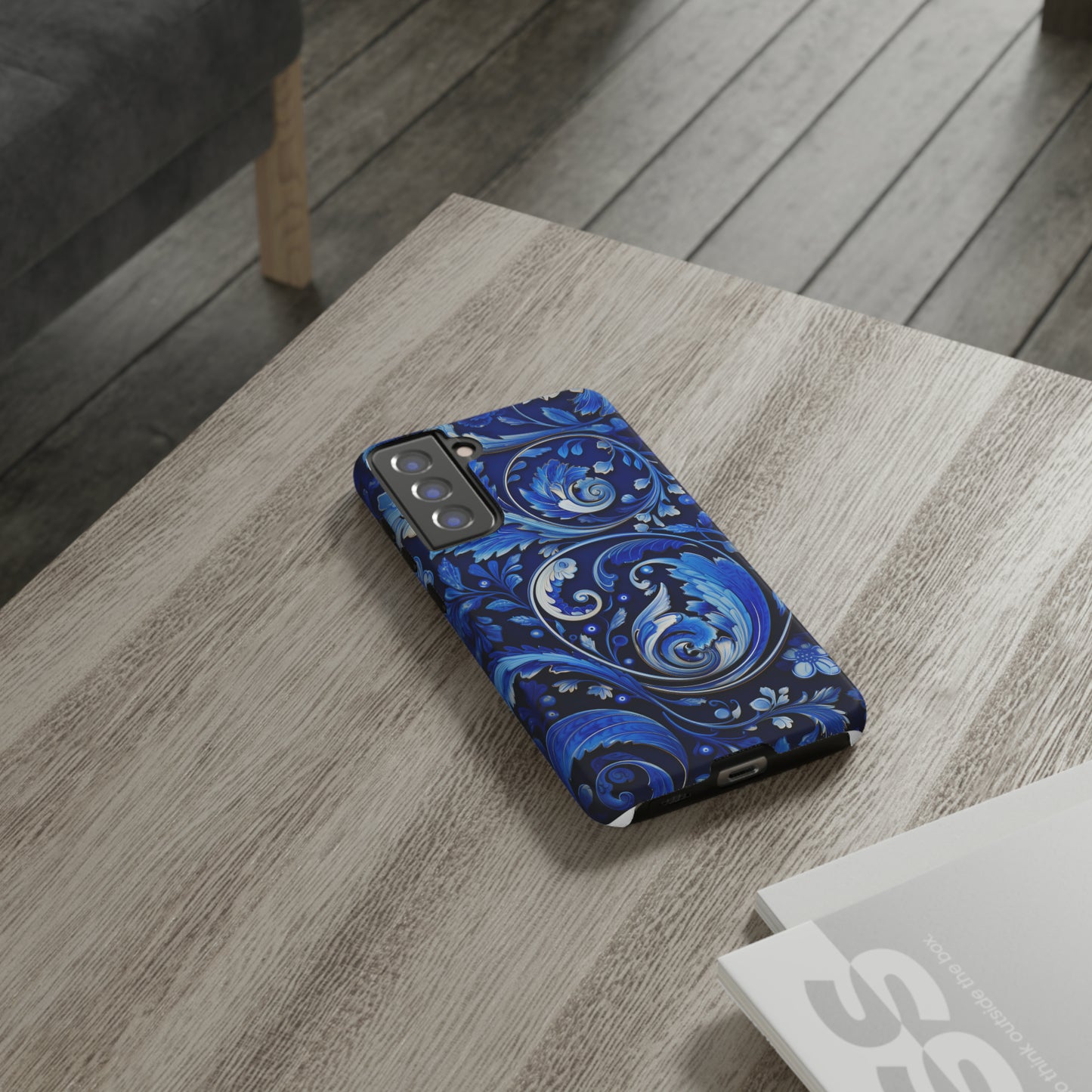 Royal Blue Paisley - Tough Cases