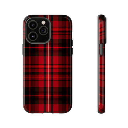 Cherry Red Tartan - Tough Cases