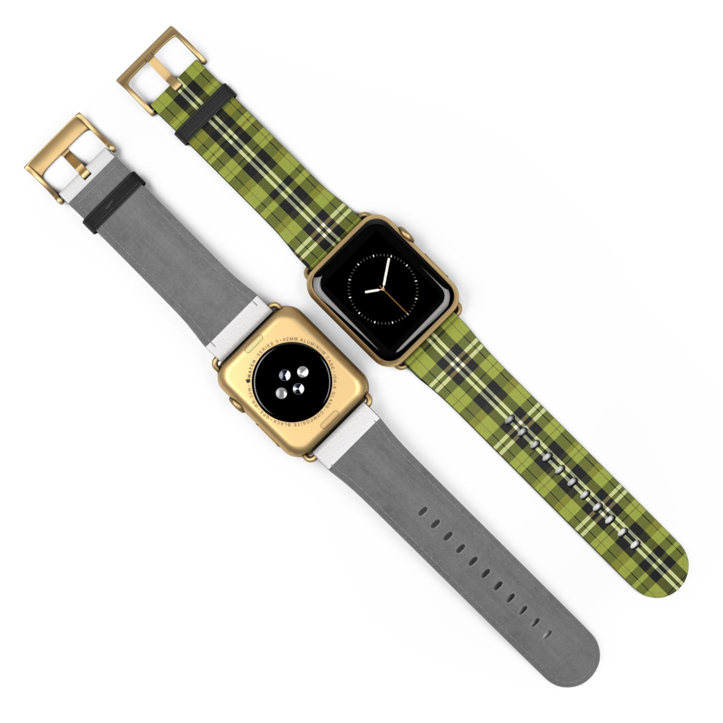 Apple Watch Strap - Pistachio Tartan