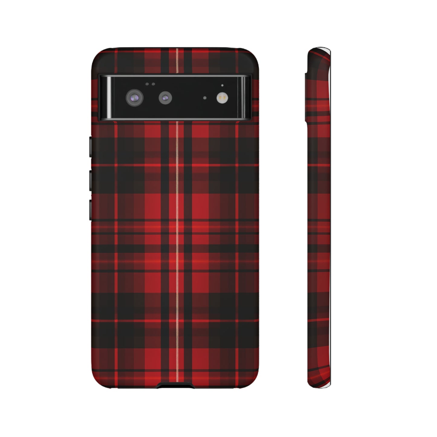 Cherry Red Tartan - Tough Cases