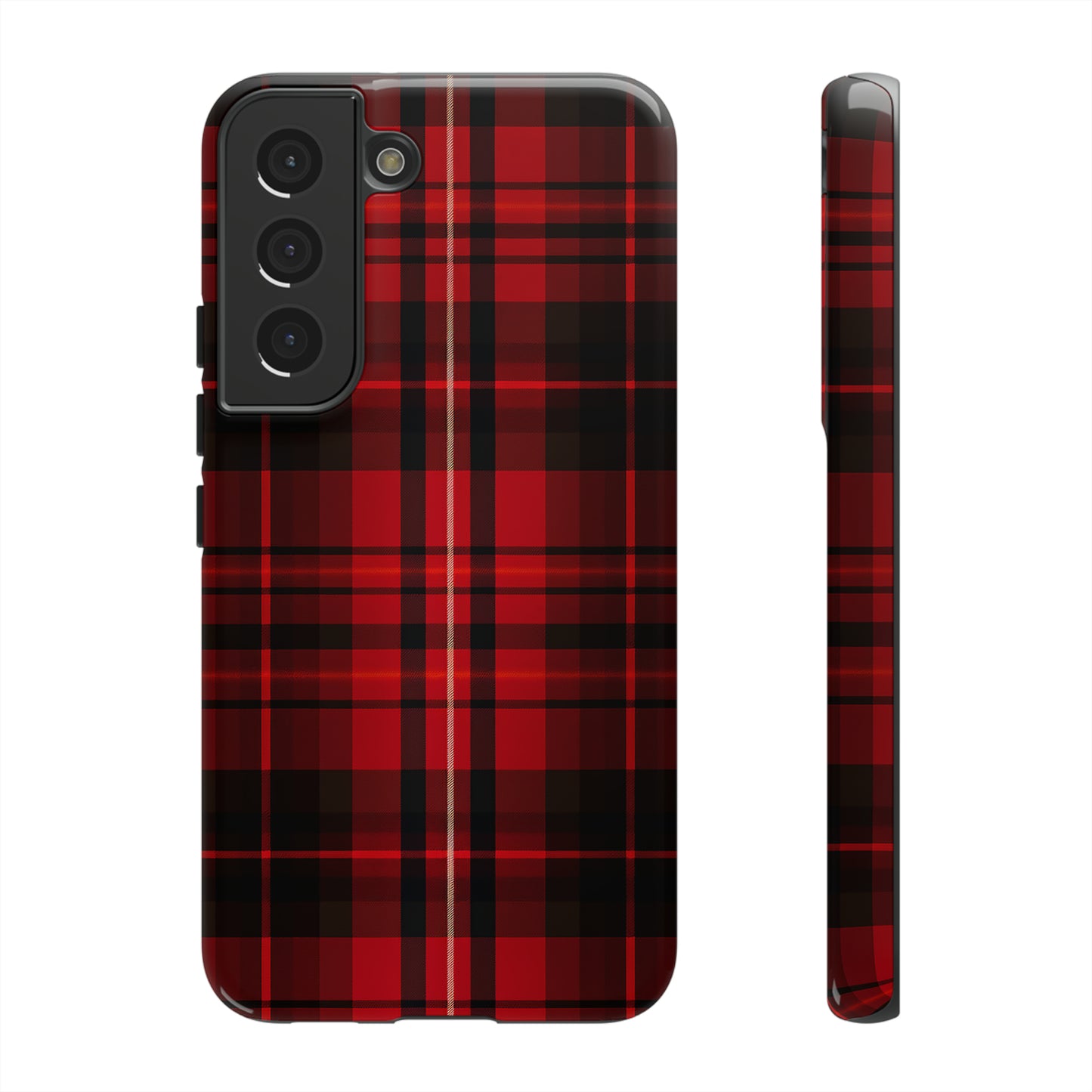 Cherry Red Tartan - Tough Cases