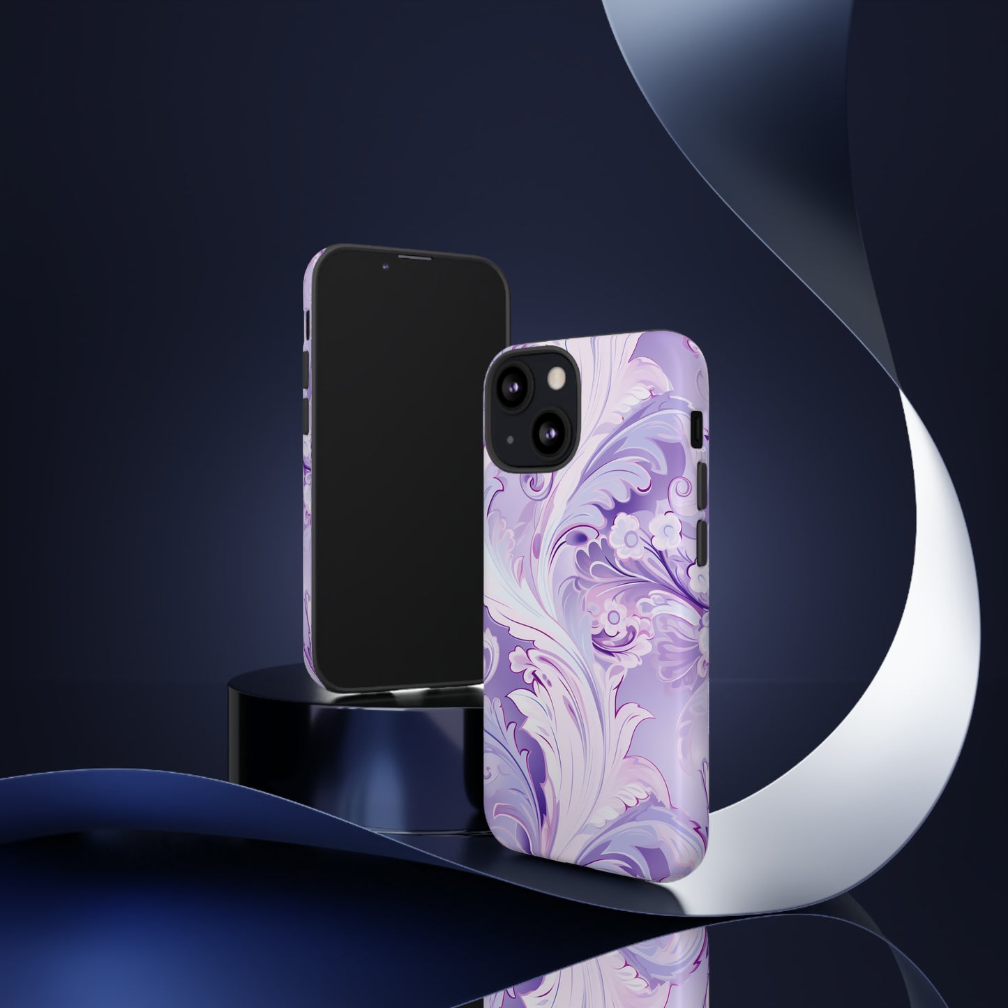 Pastel Lilac Paisley - Tough Cases