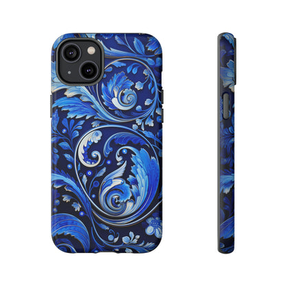 Royal Blue Paisley - Tough Cases