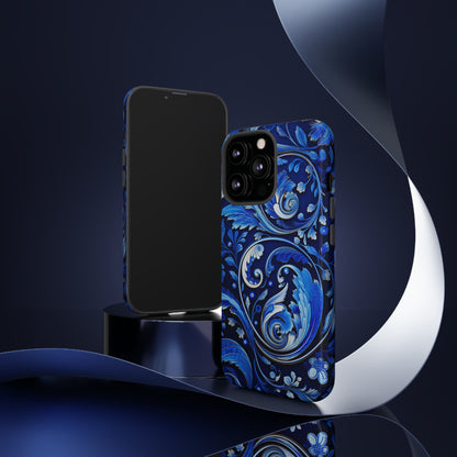 Royal Blue Paisley - Tough Cases