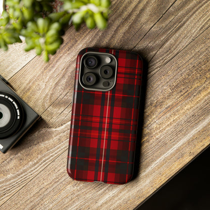 Cherry Red Tartan - Tough Cases