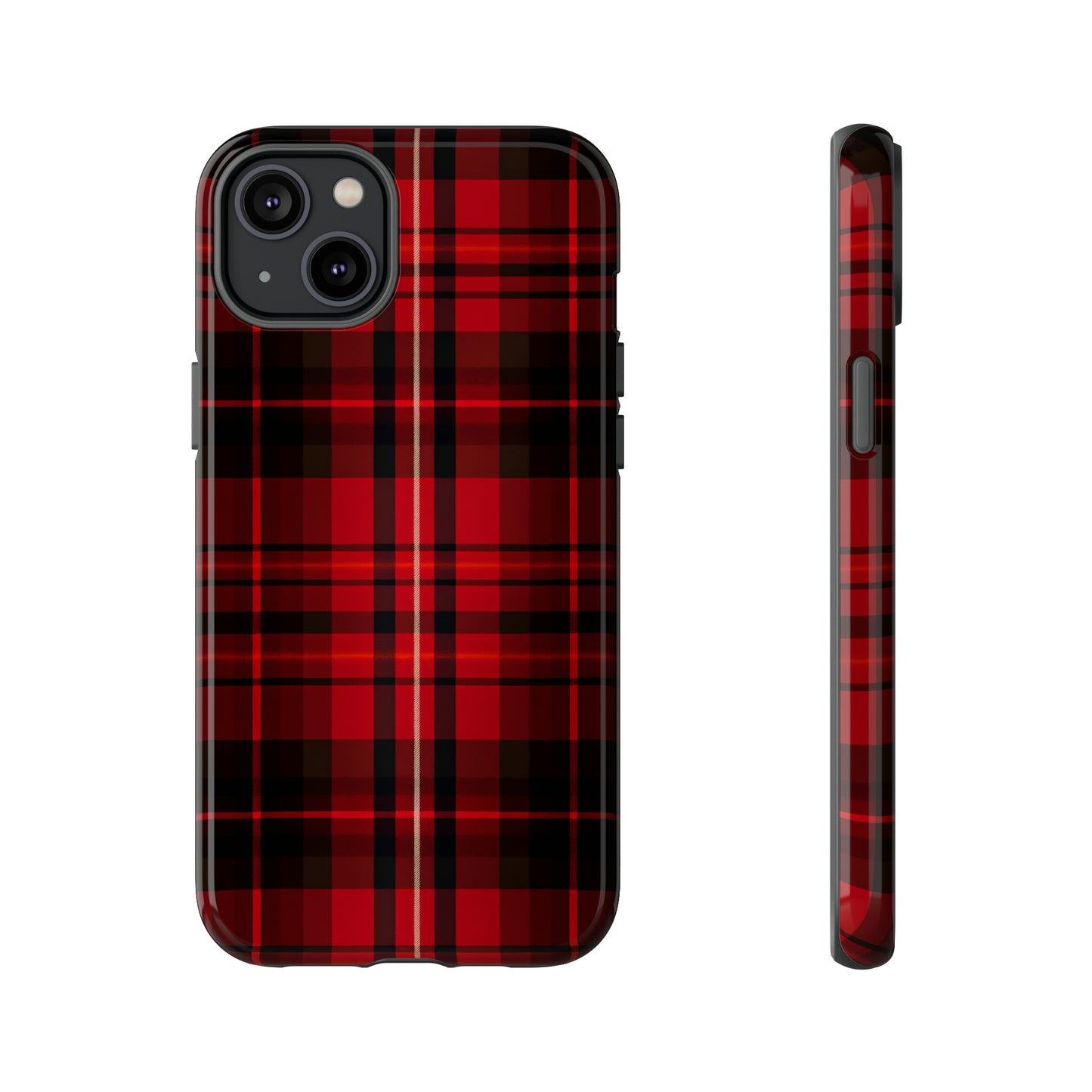 Cherry Red Tartan - Tough Cases