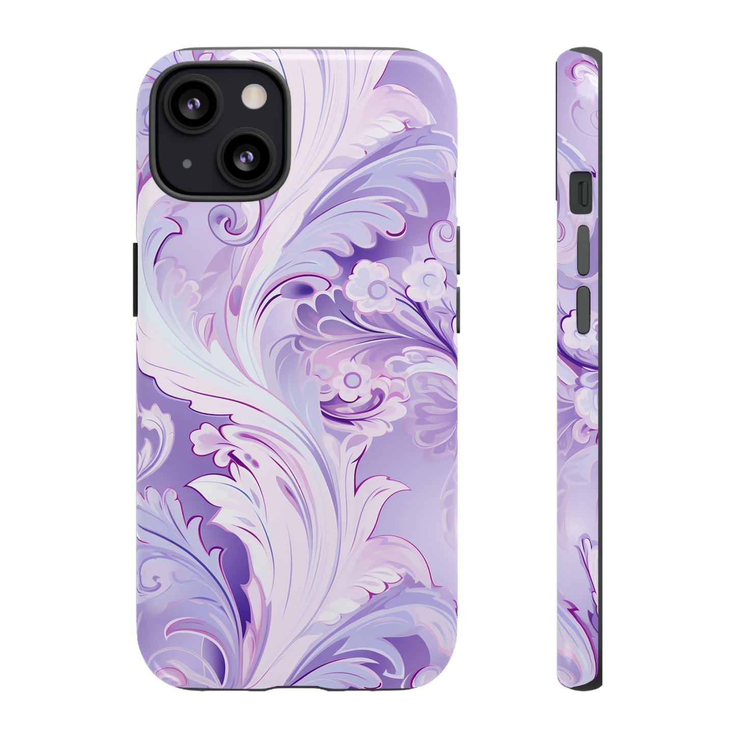 Pastel Lilac Paisley - Tough Cases