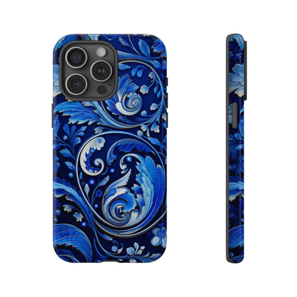 Royal Blue Paisley - Tough Cases