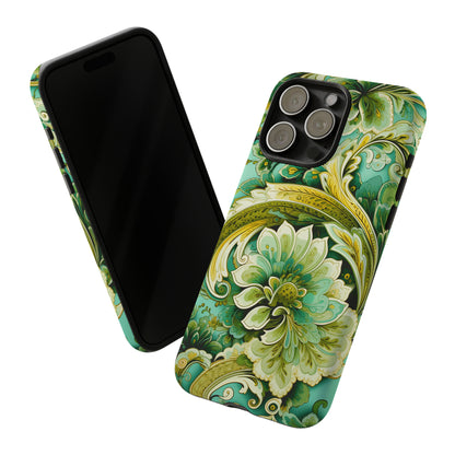 Pistachio with Gold Paisley - Tough Cases