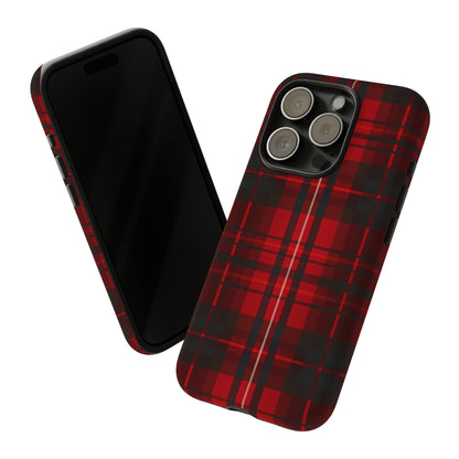 Cherry Red Tartan - Tough Cases