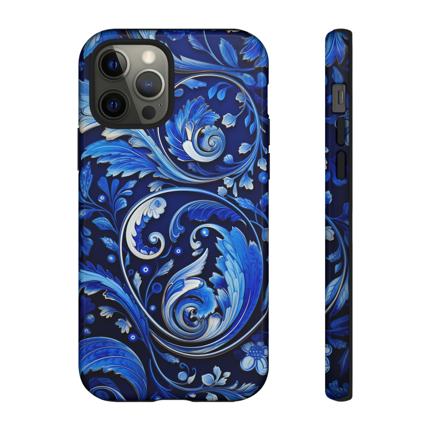 Royal Blue Paisley - Tough Cases