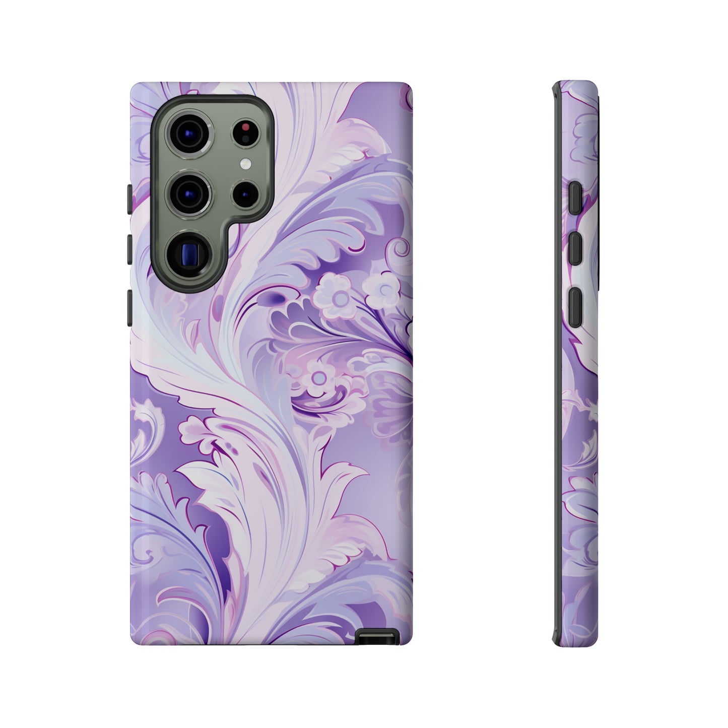 Pastel Lilac Paisley - Tough Cases