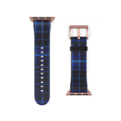 Apple Watch Strap - Royal Blue Tartan