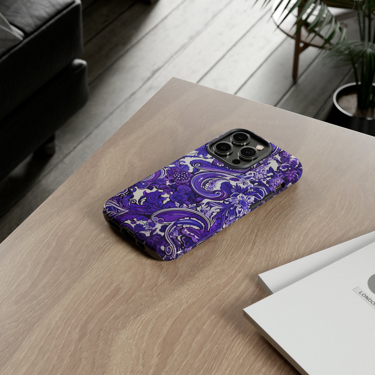 Purple Paisley - Tough Cases