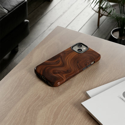 Walnut Pattern - Tough Cases | iPhone | Google Pixel | Samsung Galaxy