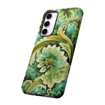 Pistachio with Gold Paisley - Tough Cases