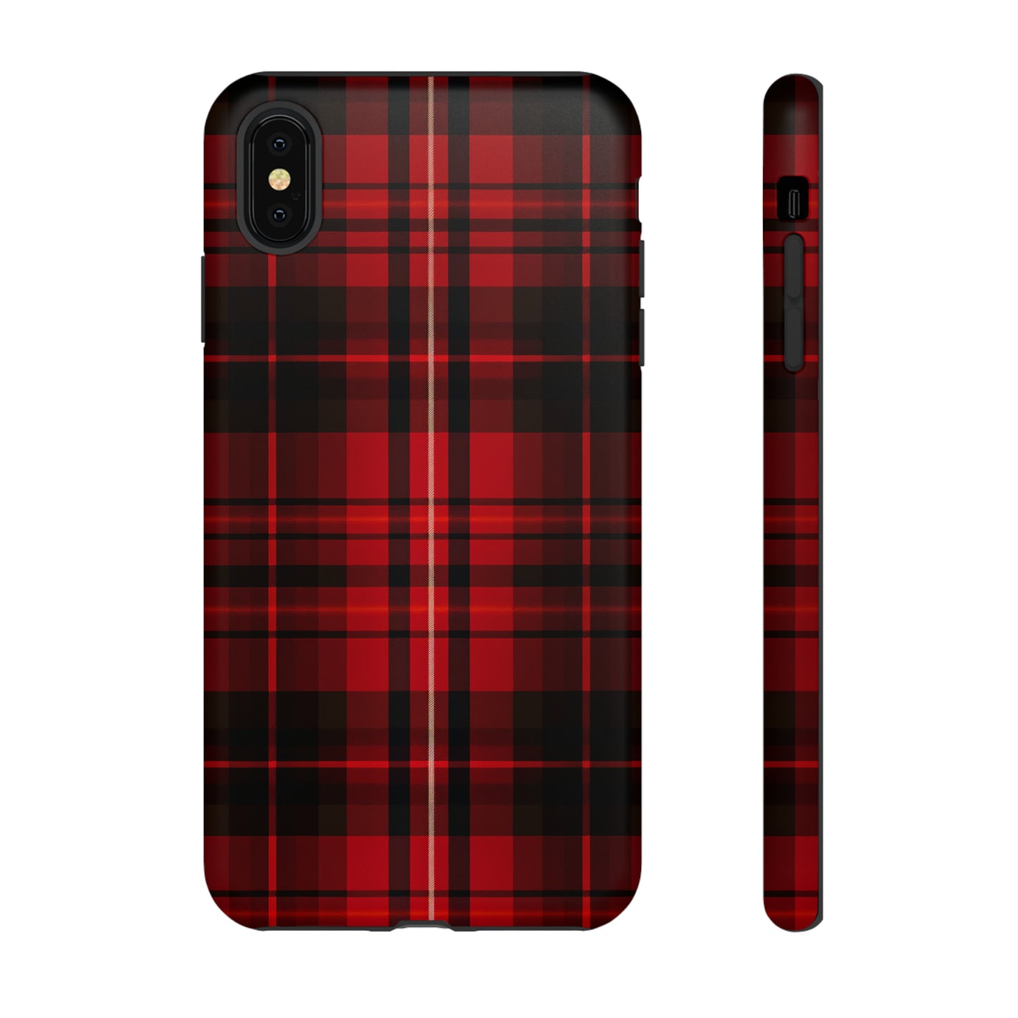 Cherry Red Tartan - Tough Cases