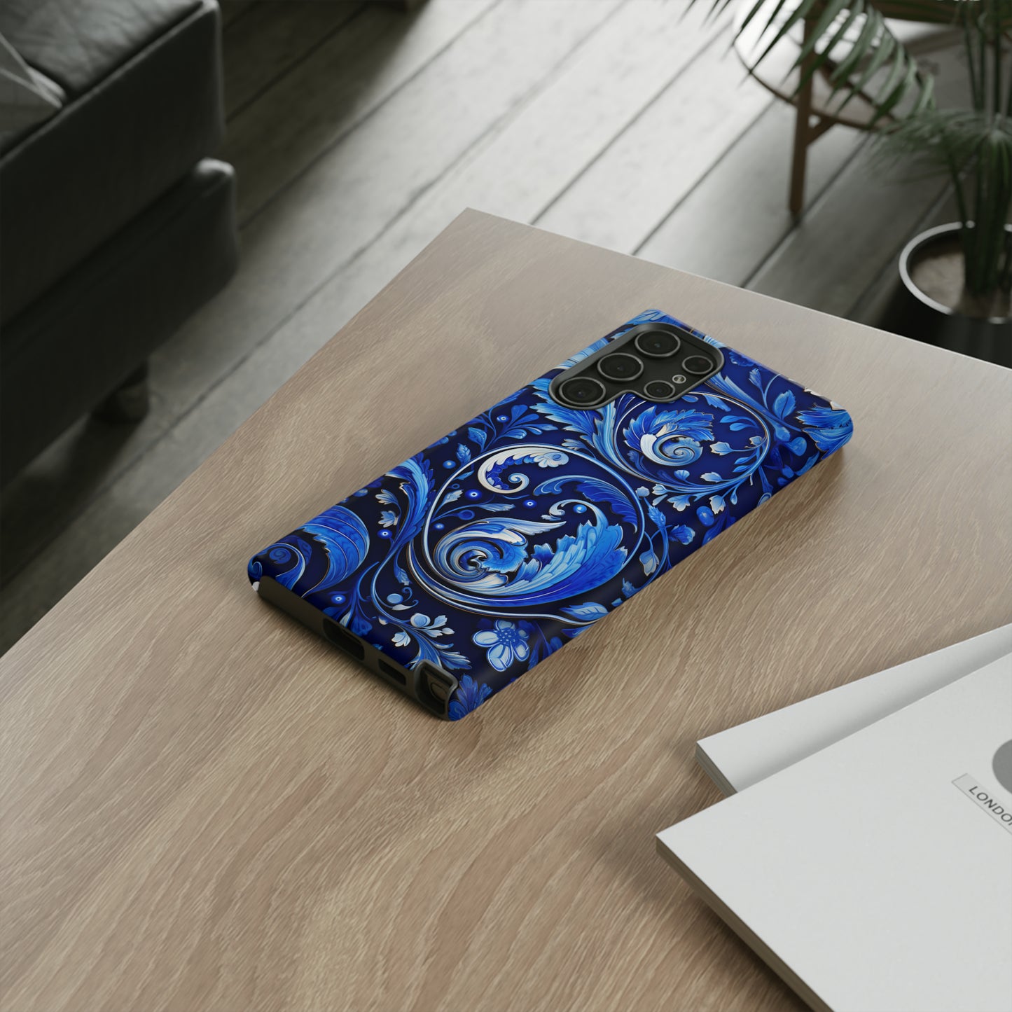 Royal Blue Paisley - Tough Cases