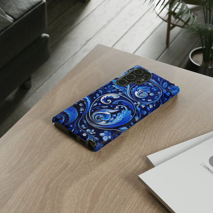 Royal Blue Paisley - Tough Cases